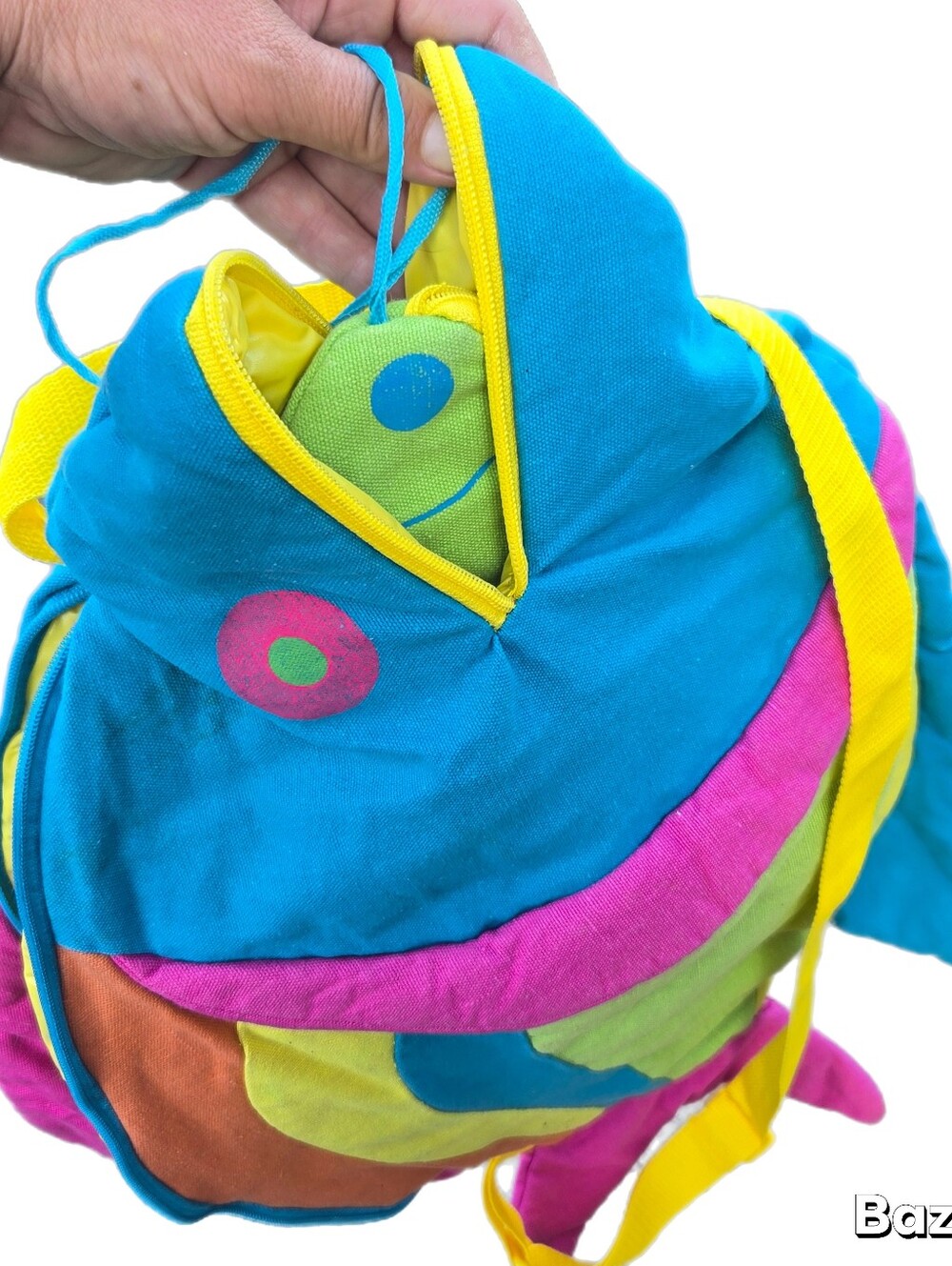 90s Colorful Fish Beach Bag - Picture 2 of 7